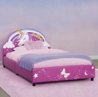 New Bed Upholstered Unicorn For Children Toddlers Little Girls Twin Size Kids