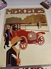 Vintage Mercedes Daimler Art Print Poster 19 5 X 27 5  Deco Printed In Italy