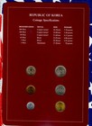 Coin Sets Of All Nations Korea 1980-1984 Unc 500 Won 1984 10 Won 1980