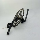 Vintage Skip Tooth Sprocket One Piece Crankset Steel 26t Gray Cruiser Bike B01