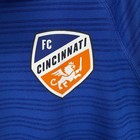 Fc Cincinnati Polo Shirt Mens Medium Blue Mls Soccer Adidas Climalite Royal