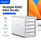 Orico 5 Bay Raid Hard Drive Enclosure  Case For 2 5  3 5  Sata Hdd Ssd Dock