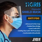 Anti-fog Level 3 Earloop Mask With Shield Clear Shield Mask Individual Wrap