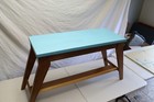 Vintage Conn Theatre Electric Organ Bench  1960s Custom Refinished Seat