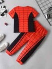 Youth Spiderman Pajamas Kid s boy s Polyester Pjs Shirt   Pants  pick Ur Size 