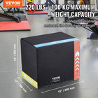 Vevor 16 14 12 Inch 3 In 1 Plyometric Jump Box Fitness Exercise Plyo Box Cotton
