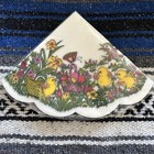 Lot Of 3 Vintage Spring Paper Napkins Made In Japan Scalloped Edges  60 Napkins 
