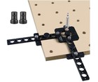 Goingmake Portable Drill Guide For Drilling 3 4  Work Bench Dog Holes  Black