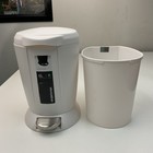 Simplehuman Compact Round Bathroom Step Trash Can 6 L Cw1318 White