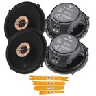 Infinity Kappa 255w 6 5in  2-way Coaxial Speakers  For Car   Truck Door 2 Pairs