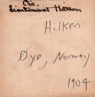 Antique Norway 1904 Lieutenant Hilken Fieldwork    ye Rare Original Photo