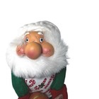 Santas Best Christmas Elf Gnome Plush Decoration Candy Cane Tunic Bowl Spoon