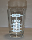 4 Oz  Bar   Kitchen Professional Measuring Glass Tempered Jigger Shot Vtg Libbey