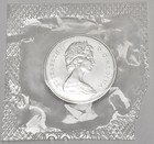 1967 Canadian Quarter 80  Silver  bu - Uncirculated Mint Cello   free Shipping 