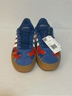 Adidas Vl Court Bold Women s Shoes Sneakers Blue Orange White Floral Print New