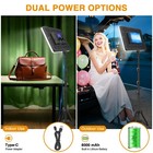 2 Pack Led Video Light Kit With Stand  Photography Light Panel Built-in 8000m   