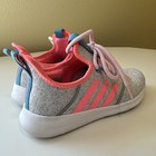 Adidas Cloudfoam Pure 2 0 K Gy6589 Almost Blue Peach Girl s Kids 4 Running Shoes