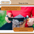 Felled   Draw Shave Knife     8 In Curved Draw Knife Curved Woodworking Tool