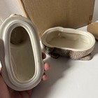 2012 Williams-sonoma Bunny Rabbit Porcelain Trinket Candy Dish Jar With Lid 7x6