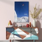 Patagonia Snow 2012 Extreme Ski Adventure Minimal Art Poster