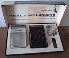 60s Vornado Realtone Lancer Tr-1820 Eight Transistor Radio In Original Box Japan