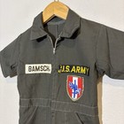 Vintage 1950   s Us Army Coveralls Kids Costume Youth Size 14x13