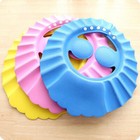 Adjustable Baby Kids Shampoo Bathing Shower Cap Hat Wash Hair Shield 3colors   