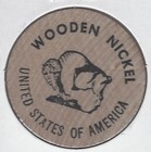 Jim Malley s Rustic Tavern  10   Trade drink bar Token  Buffalo Wooden Nickel