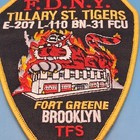 Fdny Brooklyn Fort Greene Tillary St Tigers E207 L110 Bn31 Fire Department Patch
