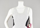 Retro Leotard  Black   Gray Colorblock One Piece  Deadstock Nwt