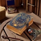 400 Page Large Cat Vintage Handmade Leather Journal  Grimoire Fat Journal Blank 