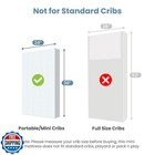 Dourxi Mini Crib Mattress  38x24x4 Inch Baby Mattress For Mini And Portable C