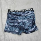 Nike Pro Shorts Youth  Blue Small Camo Dri-fit Compression Athletic Training