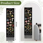 Vintage Floral Vertical Tapestry Wall Hanging Decor Long Flower Narrow Botani   