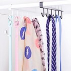 6 Hooks Cup Holder Hang Kitchen Cabinet Under Shelf Storage Rack Organizer Hook