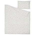 Ikea Guldv  vare Organic Cotton Crib Bedding Set White Floral Pattern