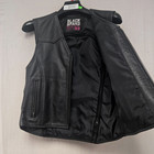 Black Brand Seraph Leather Vest Jacket Black Womens Medium Closeout Was  159 95