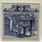 Hand Painted Delft Blue Holland Hanging Wall Tiles - Set Of 12 - All Are 6   x6   