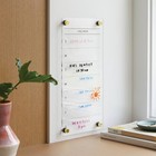 8 x16  This Week Acrylic Dry Erase Calendar - Threshold