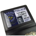 Resident Evil S t a r s Chris Police Metal Badge With Id Wallet Holder Case