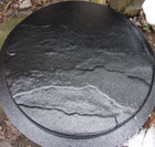 Slate Stepping Stone Concrete Mold Round Paver Cement Walkway Mould  14  X 1 5 