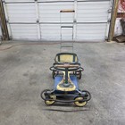 Vintage 1940   s Taylor Tot Baby Stroller Walker Scooter Buggy Blue White 