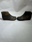 Antique Child Cobbler Shoe Molds Kid Form Wood Wooden Lot Of 2 Size 2 Collect