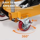 Hydraulic Lift Table Cart 770lbs Capacity 50 7 lifting Height double Scissorlift