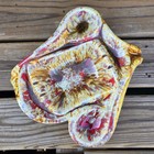 Vintage 1970 s Large Ashtray Ceramic Psychedelic Groovy Drip Glaze Pottery