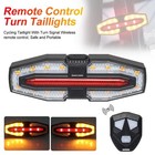 Remote Bike Taillight Turn Signal Light Wireless Usb Rear Light Warning Lantern