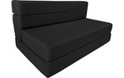 Queen Folding Foam Mattresses  Portable Chair Bed Lounger  6 X60 X 80  Black