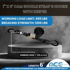 4 Pack 1  X 6  Cam Buckle Tie Down Strap W  S Hook For Boat Motorcycle Bike