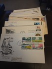 Lot Of Over 75 United States First Day Covers Airmail  Panes  Blocks free Shippi