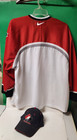 Nike Team Canada Hockey Jersey Olympics Sr L  damage C Pic  
